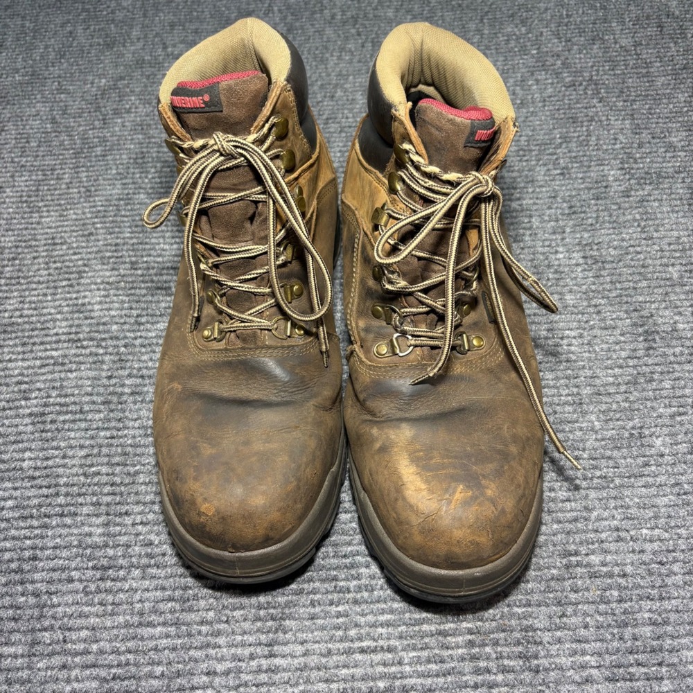Wolverine EPX I-90 Mens 14M Brown Leather Waterproof Composite Toe Work Boots